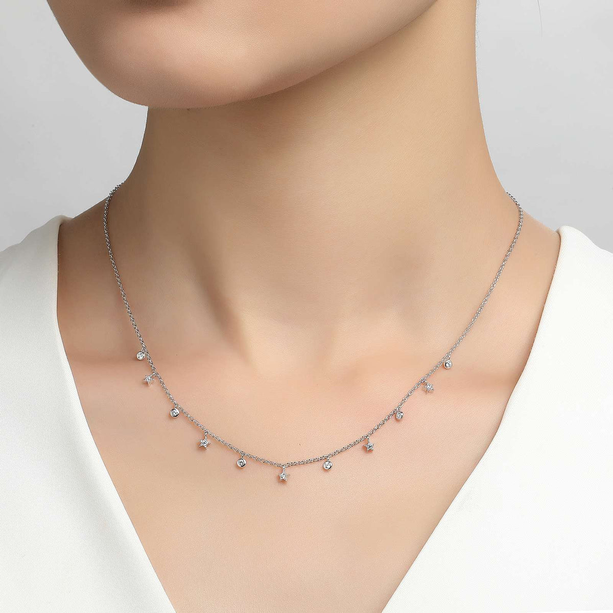 Starfall Necklace 20'' | Lafonn | Luby 