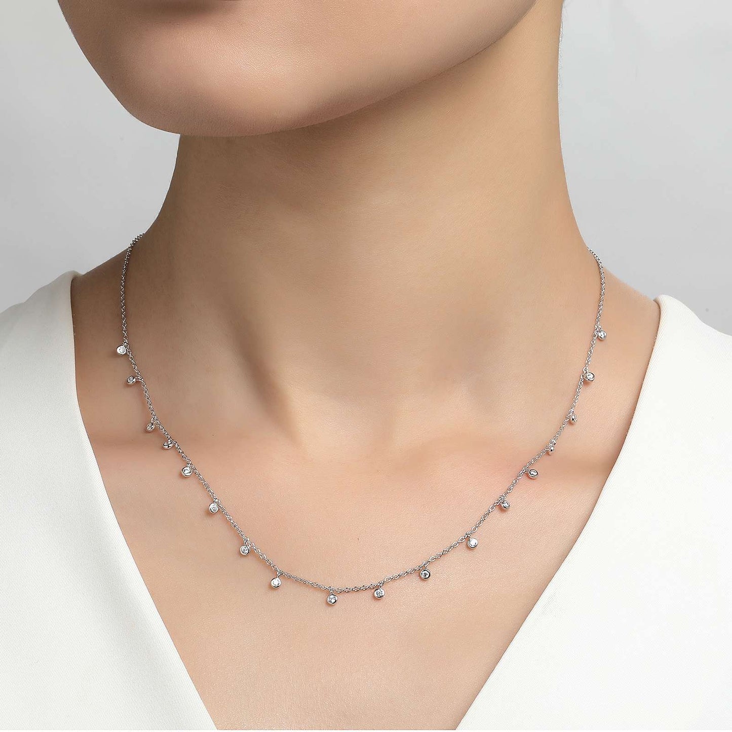 Waterfall Necklace 20'' | Lafonn | Luby 