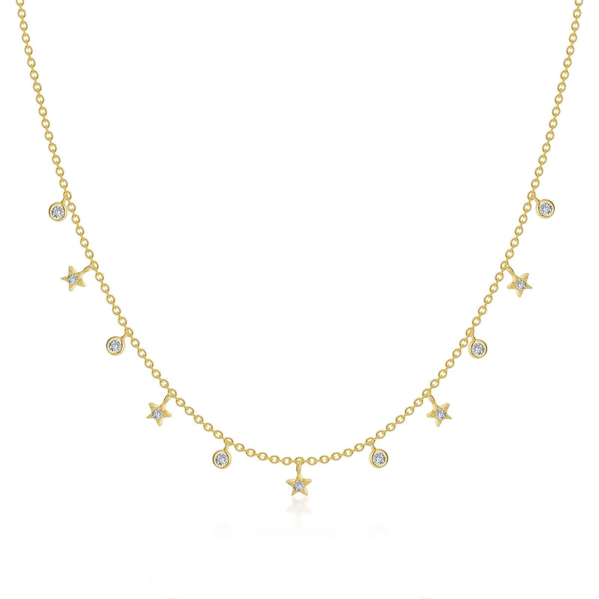 Starfall Necklace Silver | Lafonn | Luby 
