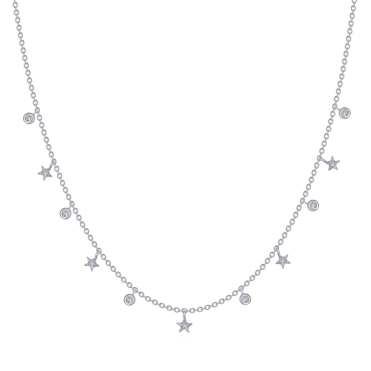Starfall Necklace Silver | Lafonn | Luby 
