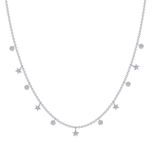 Starfall Necklace Silver | Lafonn | Luby 