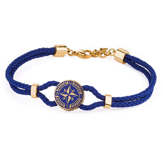 Nautilus Navigation Star Bracelet (Gold-Blue) | Brosway Italia | Luby 