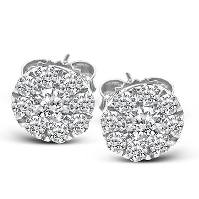 Zeghani 14k Diamond Nahla Earrings | Zeghani | Luby 