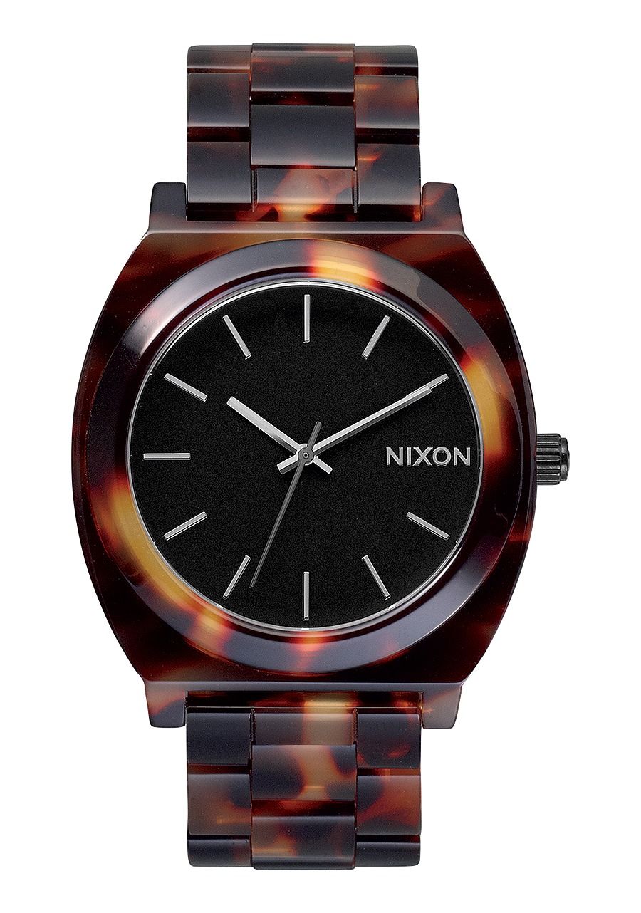 NIXON TIME TELLER ACETATE TORTOISE | Nixon | Luby 