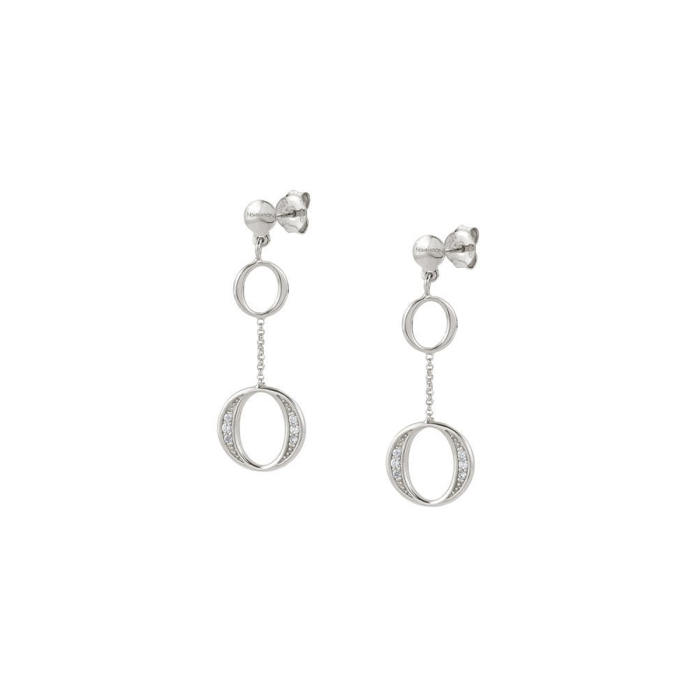 Unica Collection Long Silver Earrings | Nomination Italy | Luby 