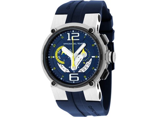 Racing Chronograph Watch (Blue/Silver) | Officina Del Tempo | Luby 
