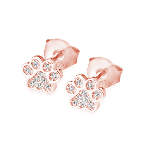 Marcelo Pane Paw Print Stud