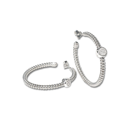 Flat Circle Hoops | BORSARI | Luby 