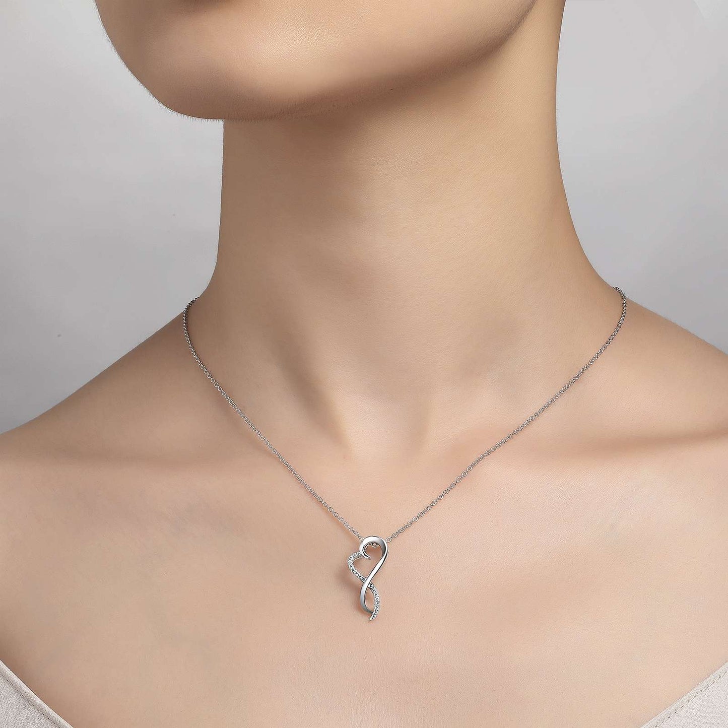 Infinity Heart Pendant Necklace | Lafonn | Luby 