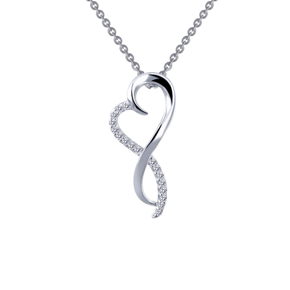 Infinity Heart Pendant Necklace | Lafonn | Luby 