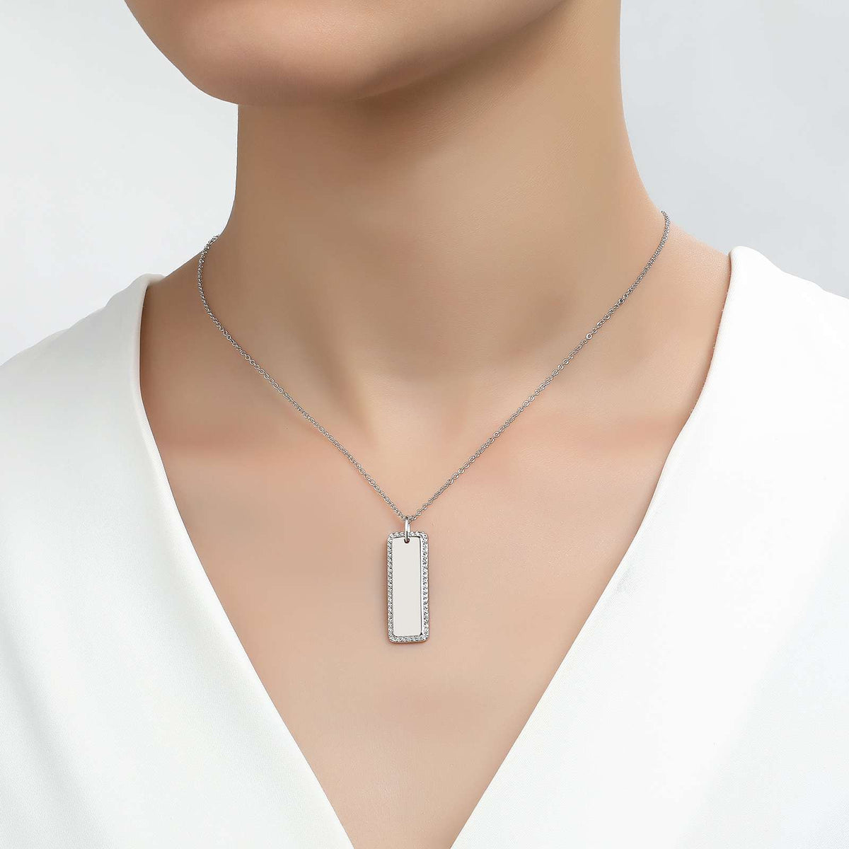 Vertical Bar Pendant Necklace | Lafonn | Luby 