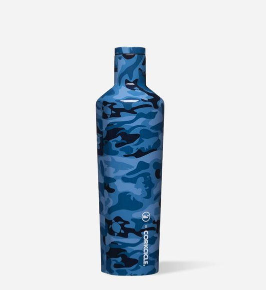 CANTEEN 25oz VINEYARD VINES BLUE CAMO | Corkcicle | Luby 