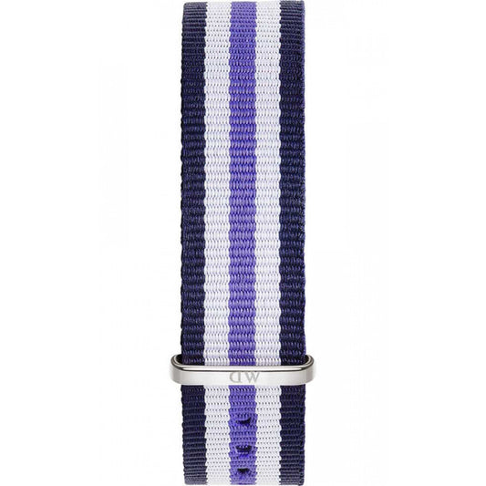 Trinity Watch Strap (Navy Blue/White/Purple/Silver) | Daniel Wellington | Luby 