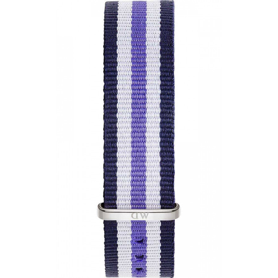 Trinity Watch Strap (Navy Blue/White/Purple/Silver) | Daniel Wellington | Luby 