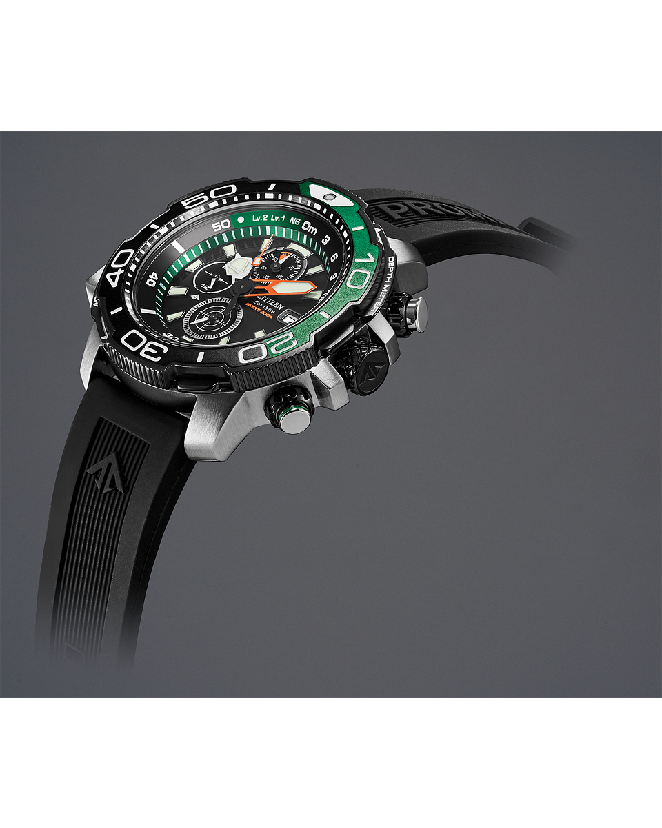 ProMaster Aqualand (Black/Green) | Citizen | Luby 