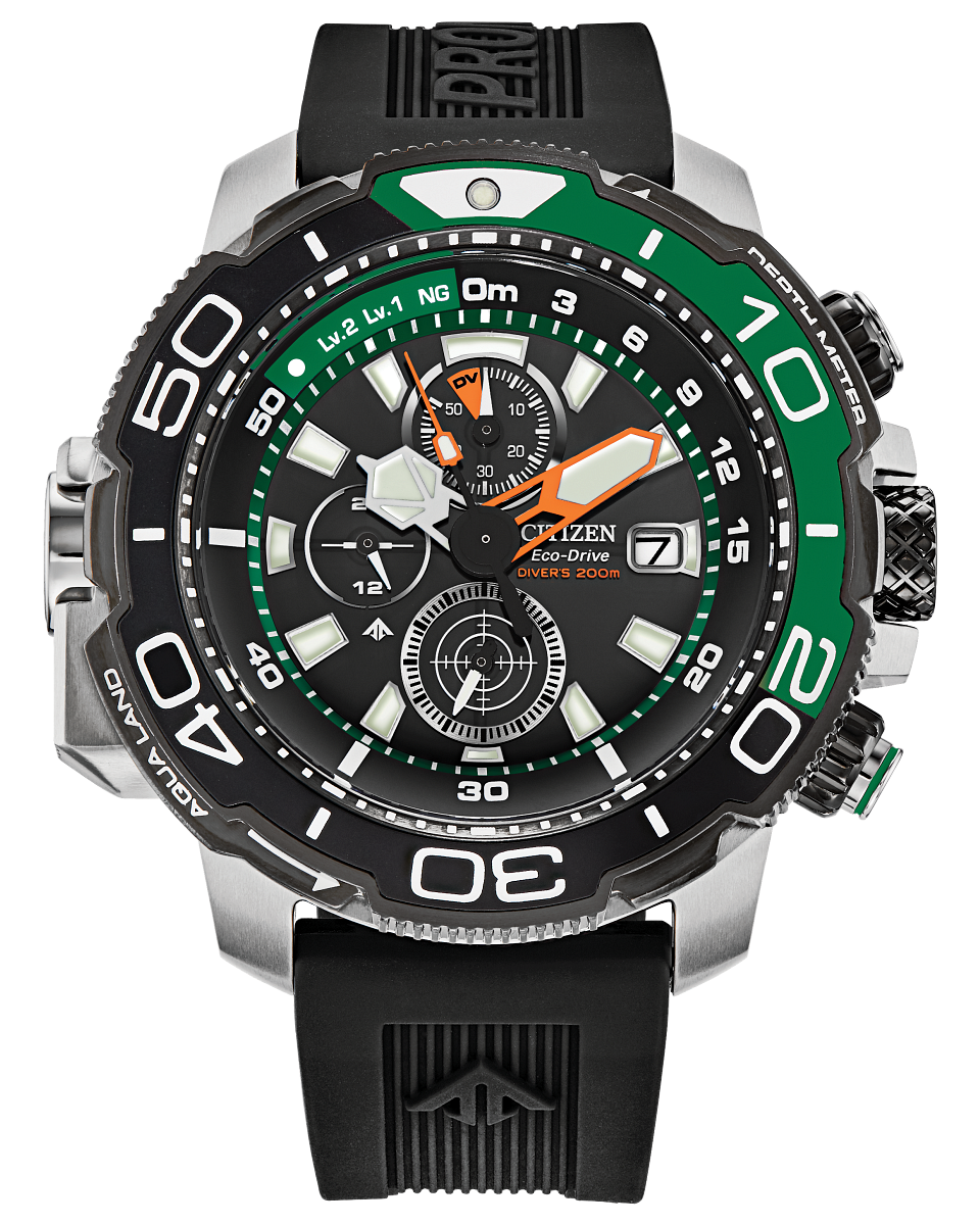 ProMaster Aqualand (Black/Green) | Citizen | Luby 