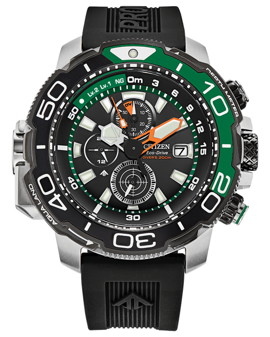 ProMaster Aqualand (Black/Green) | Citizen | Luby 