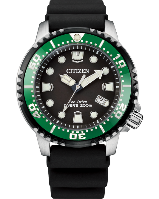 Promaster Diver (Black/Green) | Citizen | Luby 