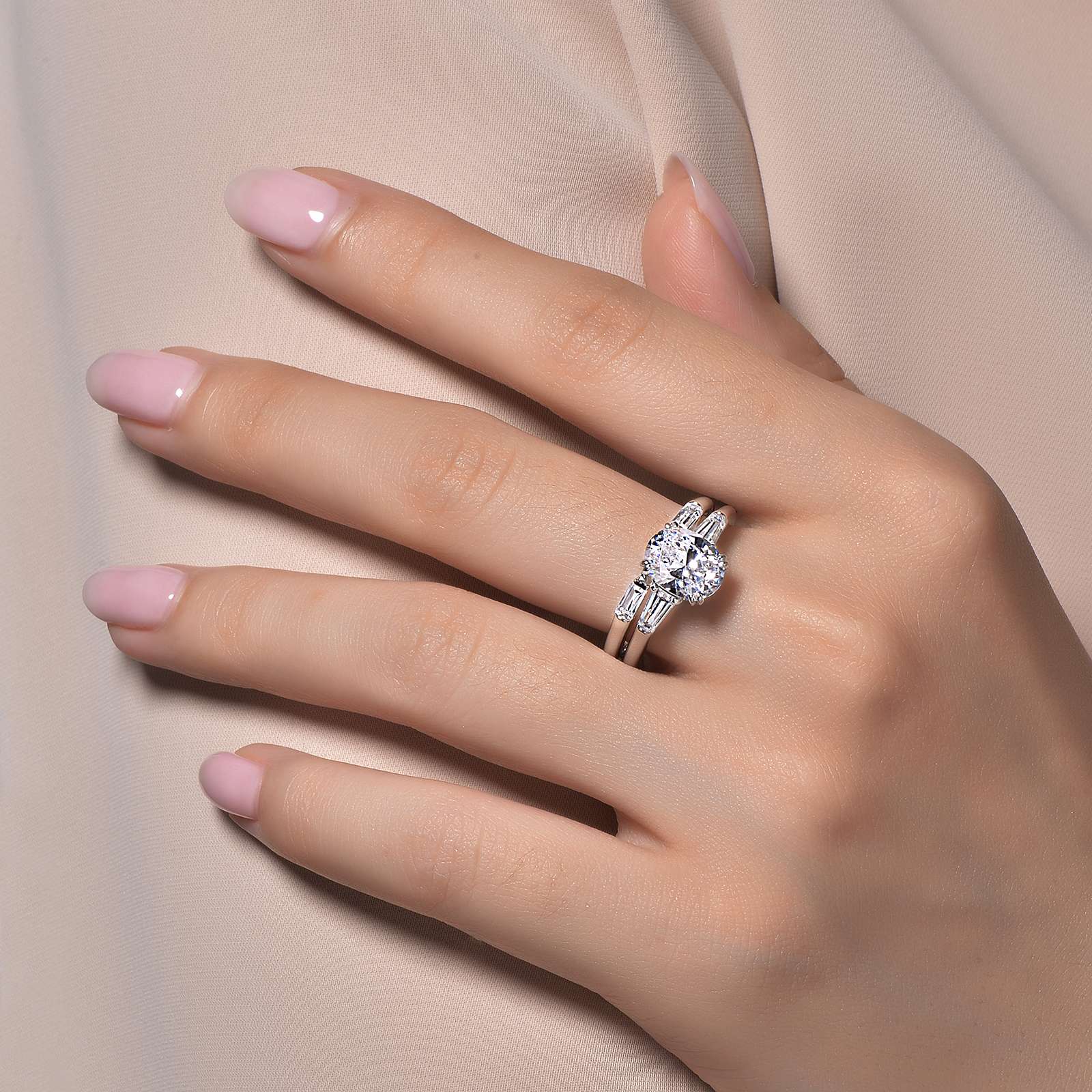 Oval Wedding Set | Lafonn | Luby 