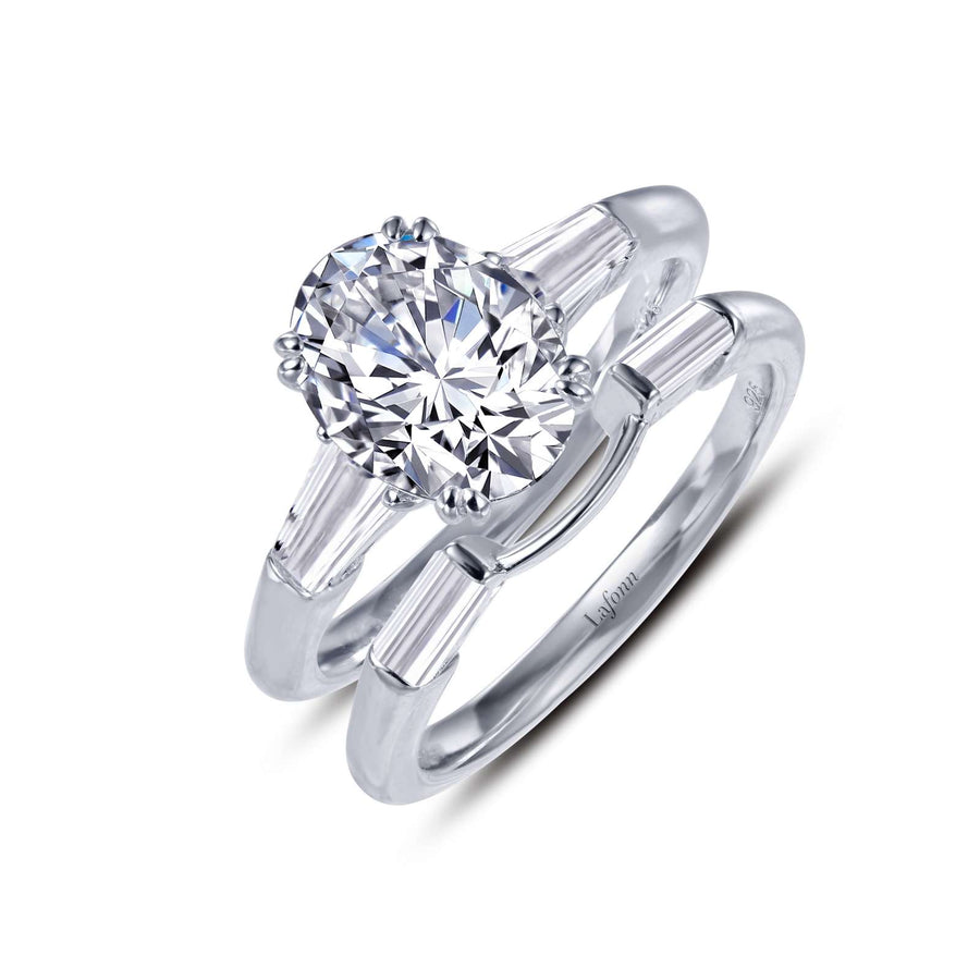 Conjunto de boda ovalado