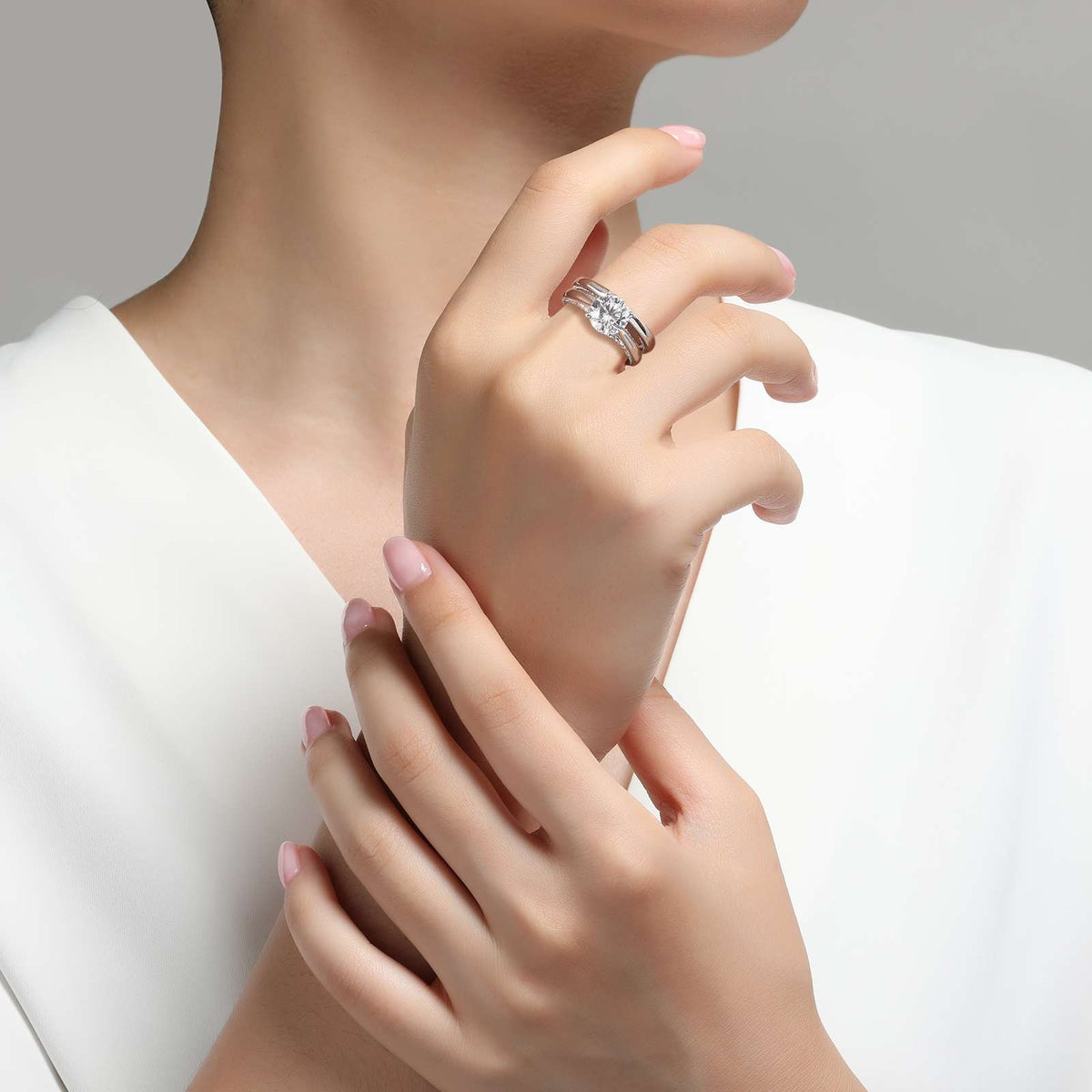 Modern Wedding Set | Lafonn | Luby 