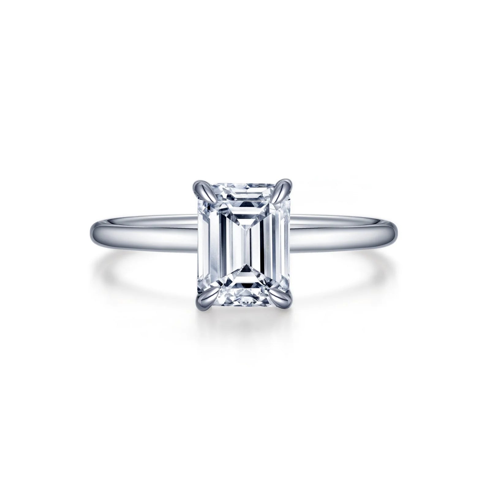 Lafonn Emerald-Cut Solitaire Engagement Ring | Lafonn | Luby 