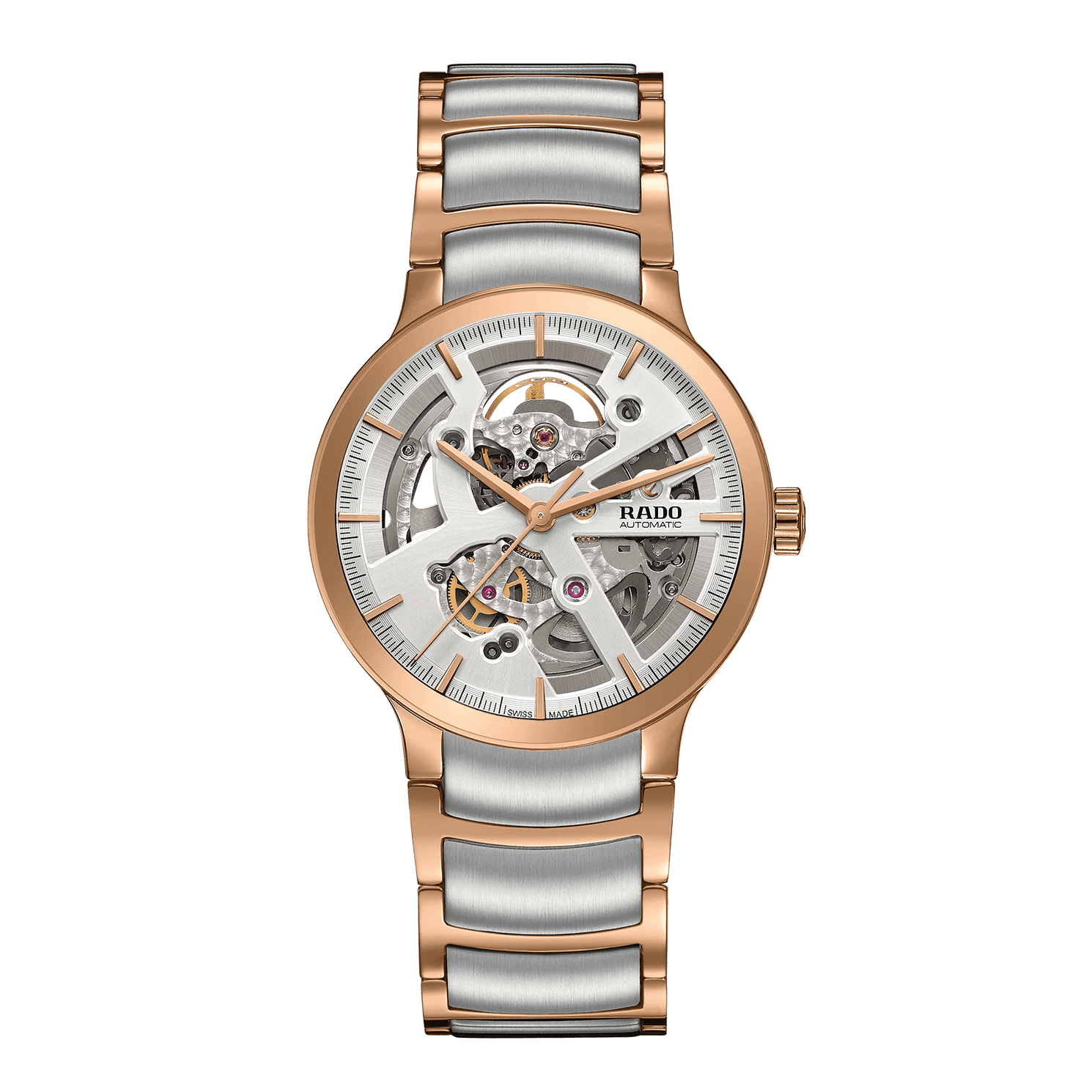 Rado Centrix Pink Skeleton Large | Rado | Luby 
