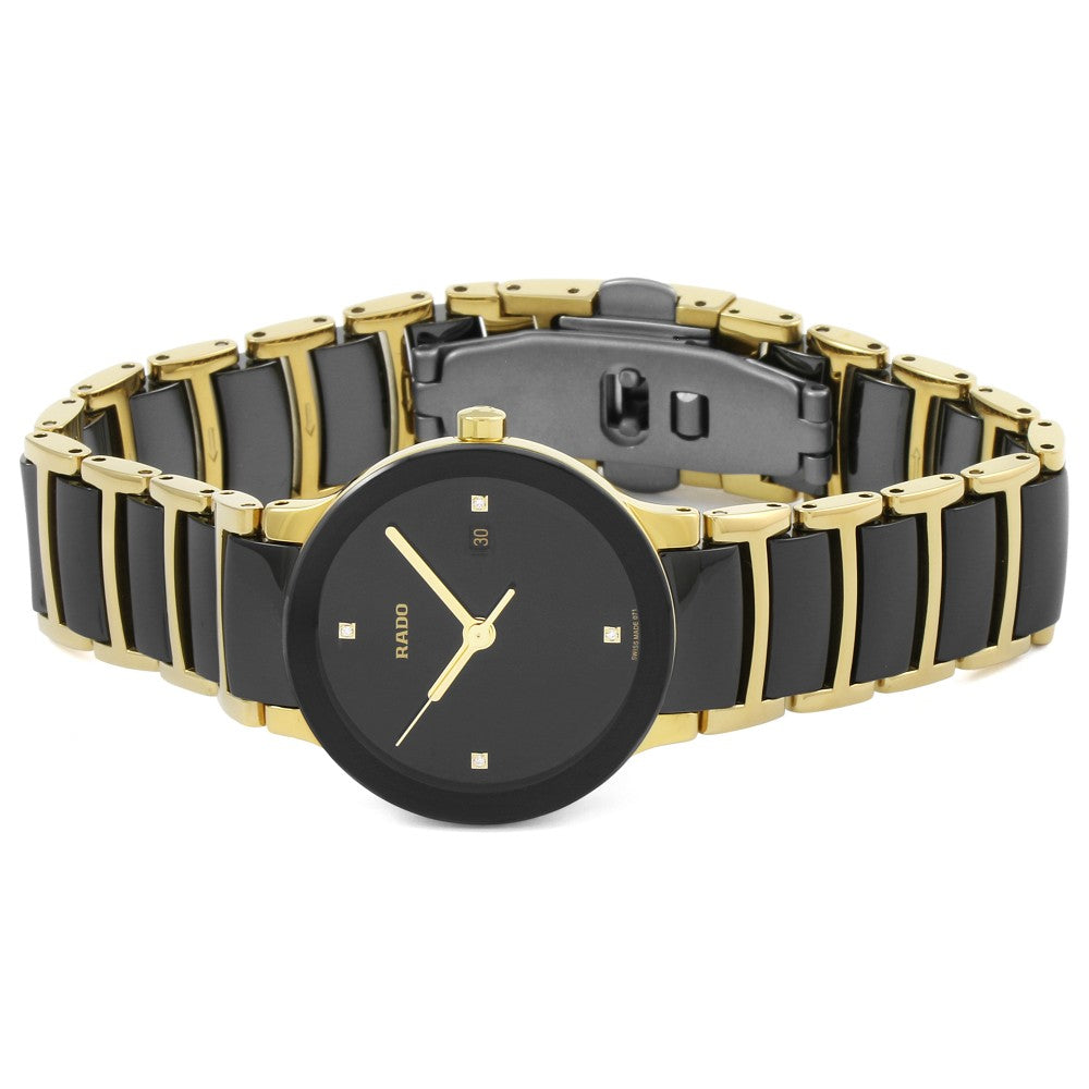 Centrix Ladies (Black-Gold;Diamonds) | Rado | Luby 