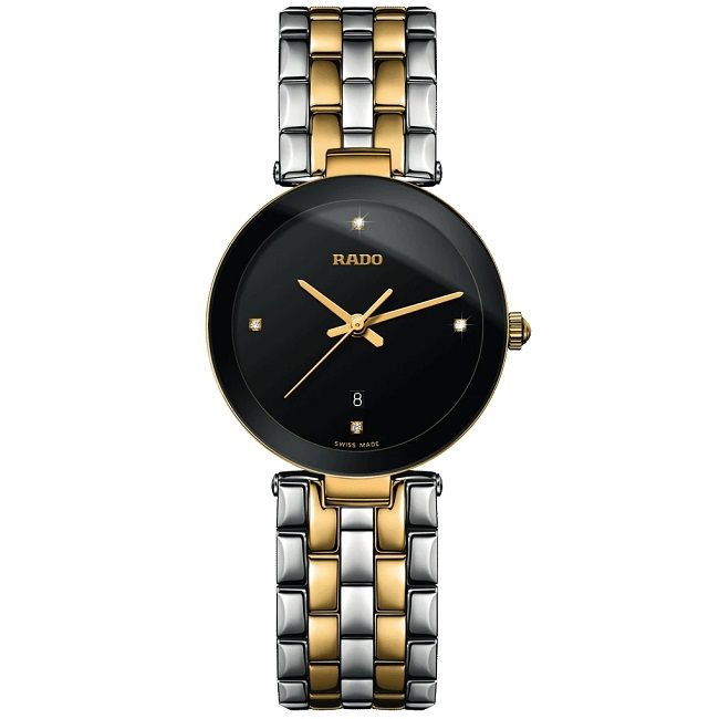 Florence Woman (Black-Silver-Gold;Diamonds) | Rado | Luby 