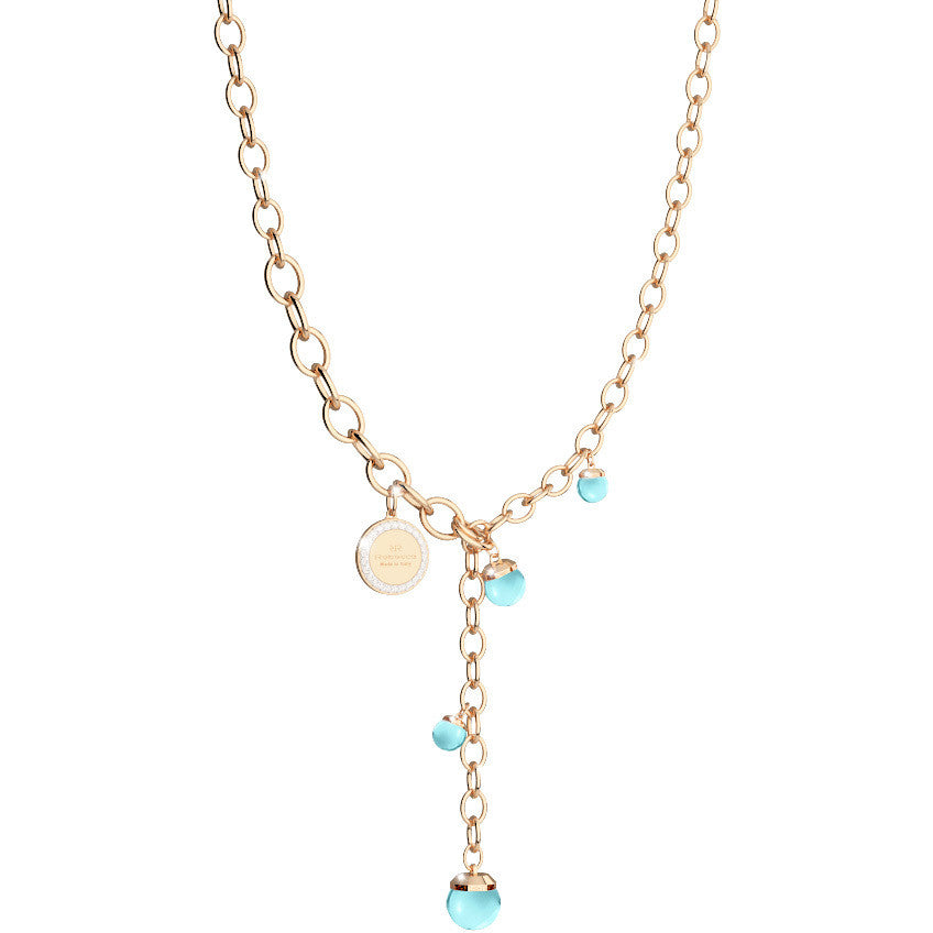 Hollywood Stone Necklace | Rebecca | Luby 
