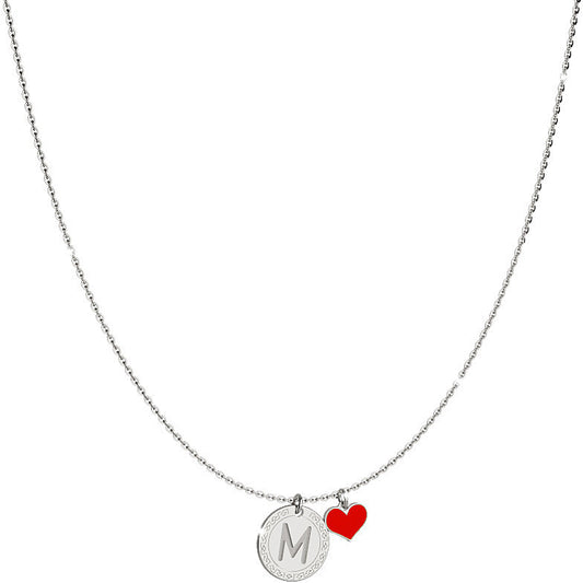 MyWorld Letter M Necklace (Silver) | Rebecca | Luby 