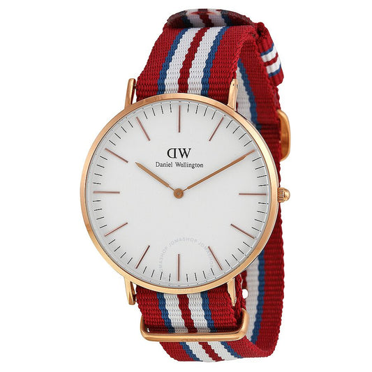 Classic Exeter Watch (Red/Rose-Gold) | Daniel Wellington | Luby 
