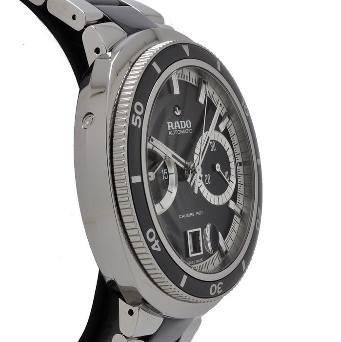 D-Star Automatic Chronograph (Silver-Black) | Rado | Luby 