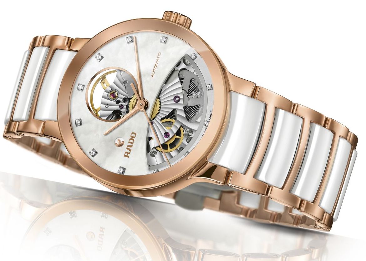 Centrix (White-Rose Gold;Diamonds) | Rado | Luby 