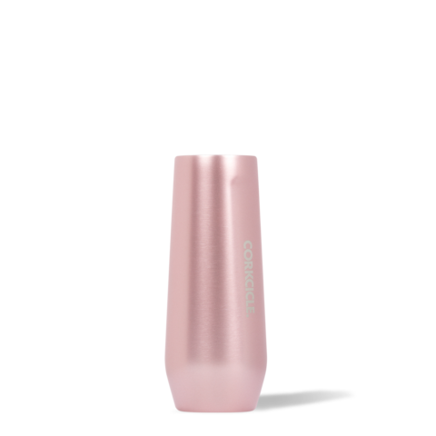 ROSE METALLIC STEMLESS FLUTE | Corkcicle | Luby 