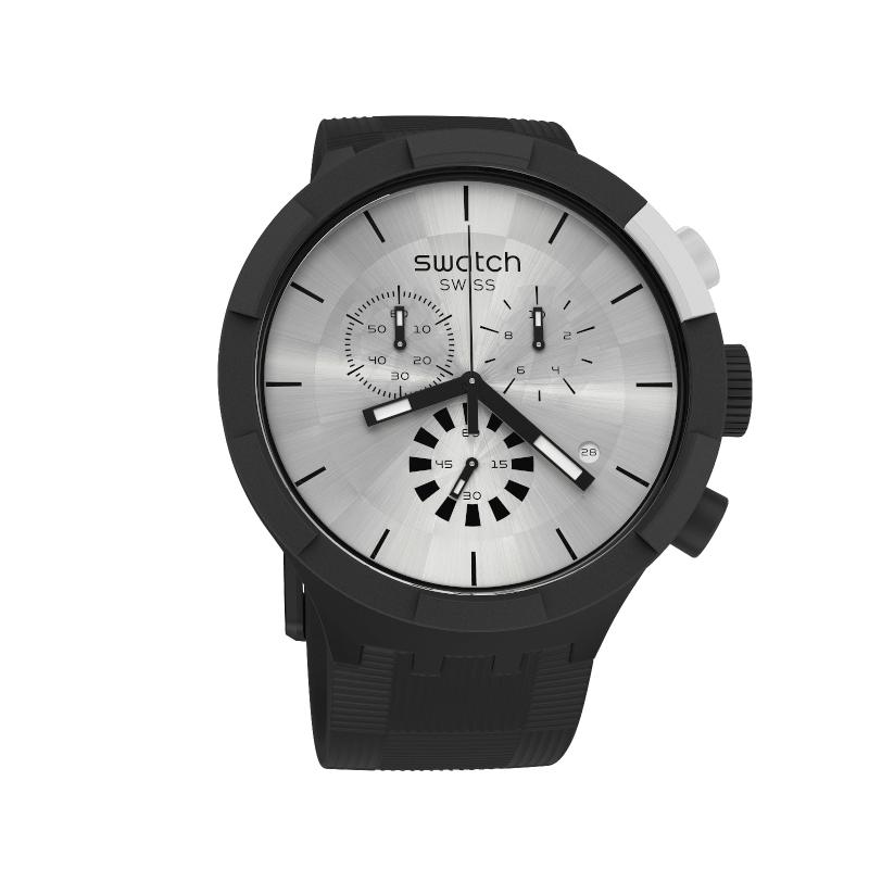 Chequered Silver | Swatch | Luby 