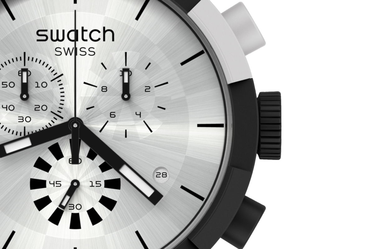Chequered Silver | Swatch | Luby 