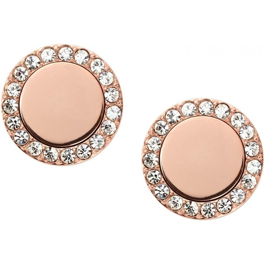 Ladies Jacqueline Watch and Earrings Set (Rose-Gold/Blush) | Fossil | Luby 