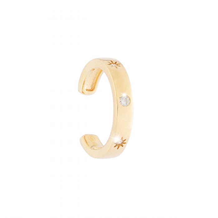 Cuff Earring with Stones | Rebecca | Luby 