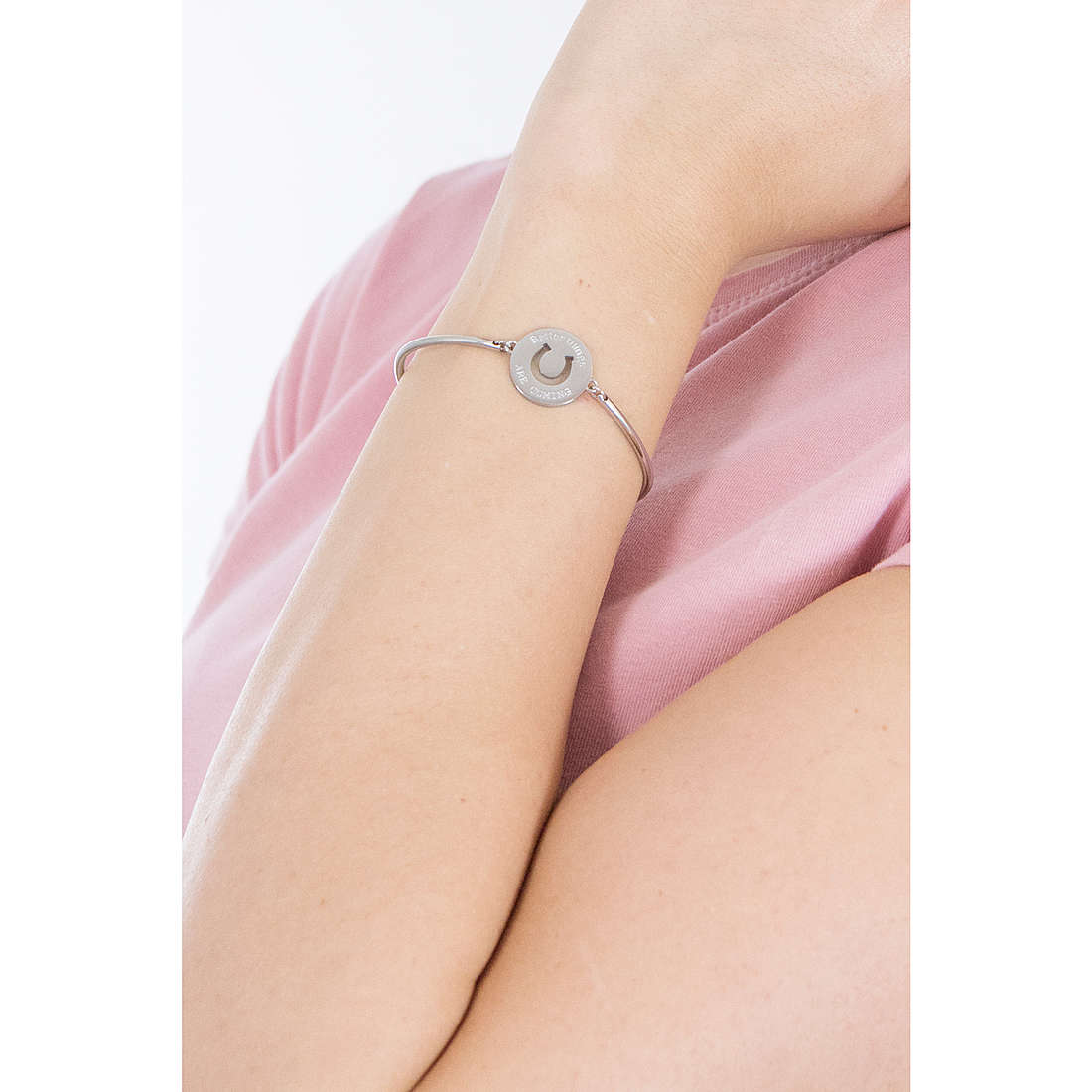 Chakra Horseshoe Pendant Bracelet (Silver) | Brosway Italia | Luby 