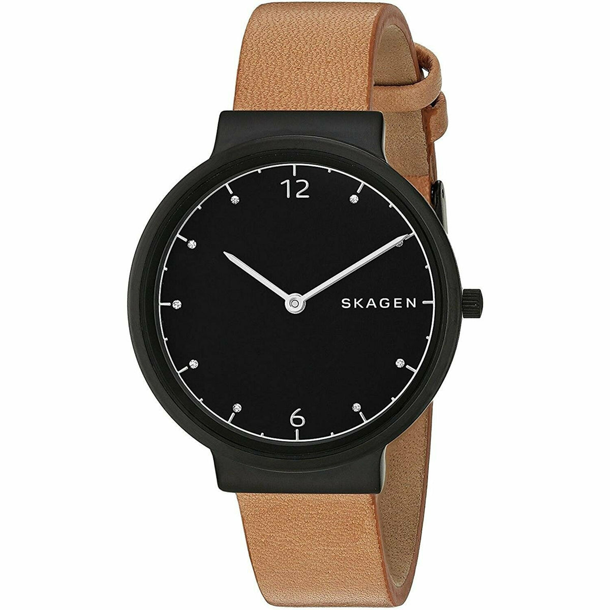 Ancher Watch (Black/Brown) | Skagen | Luby 