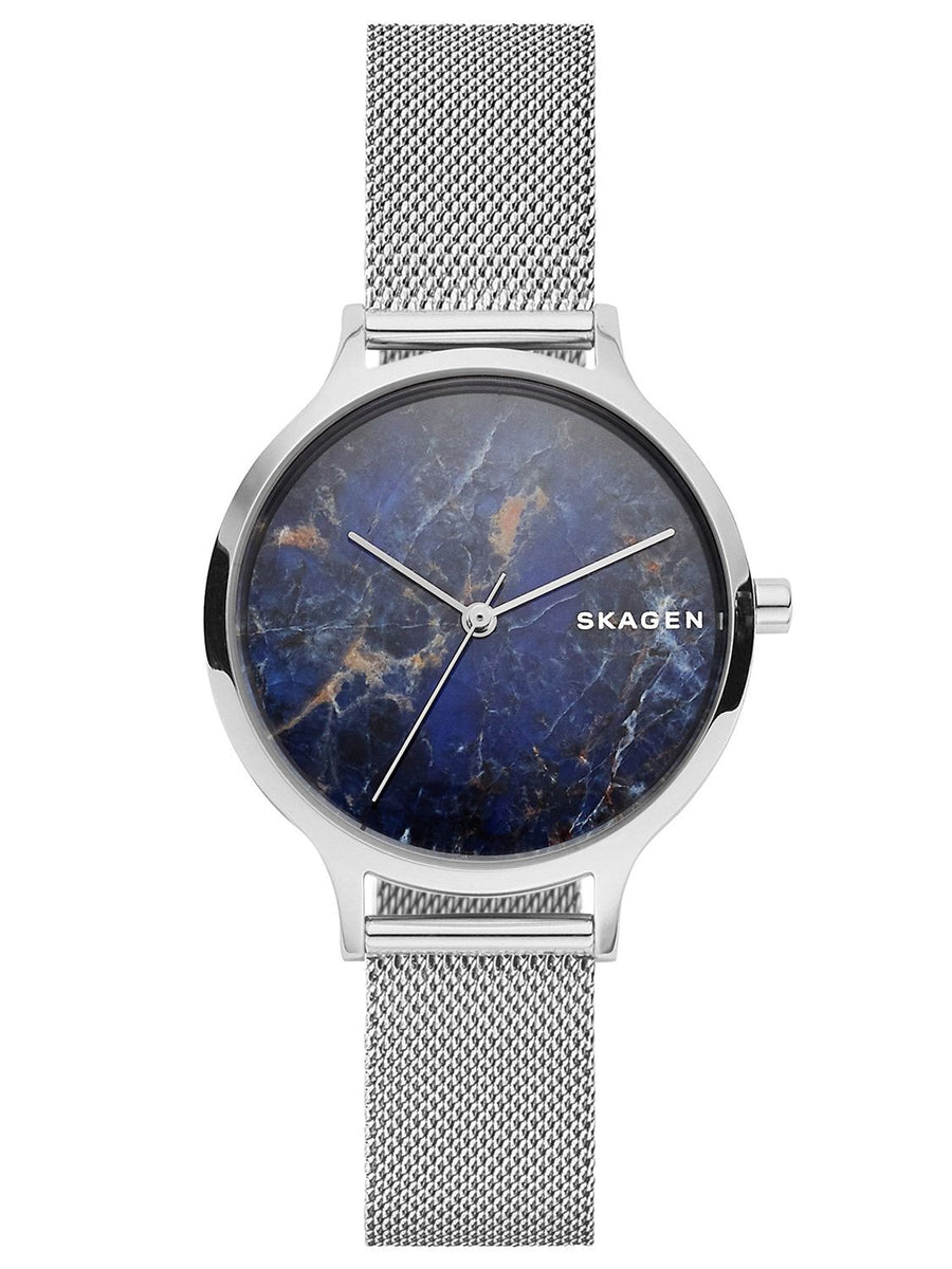 Reloj Anita Mesh (Plata/Azul)