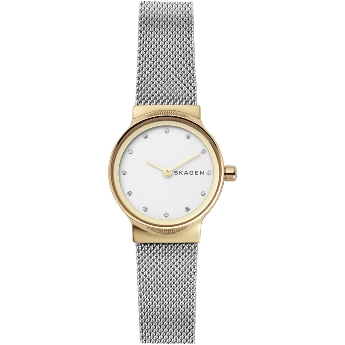 Freja Two-Tone Mesh Watch (Silver/Gold) | Skagen | Luby 