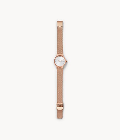 Freja Mesh Watch (Rose-Gold) | Skagen | Luby 