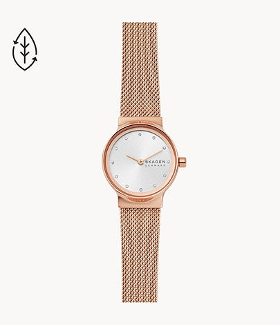 Reloj de malla Freja (oro rosa)