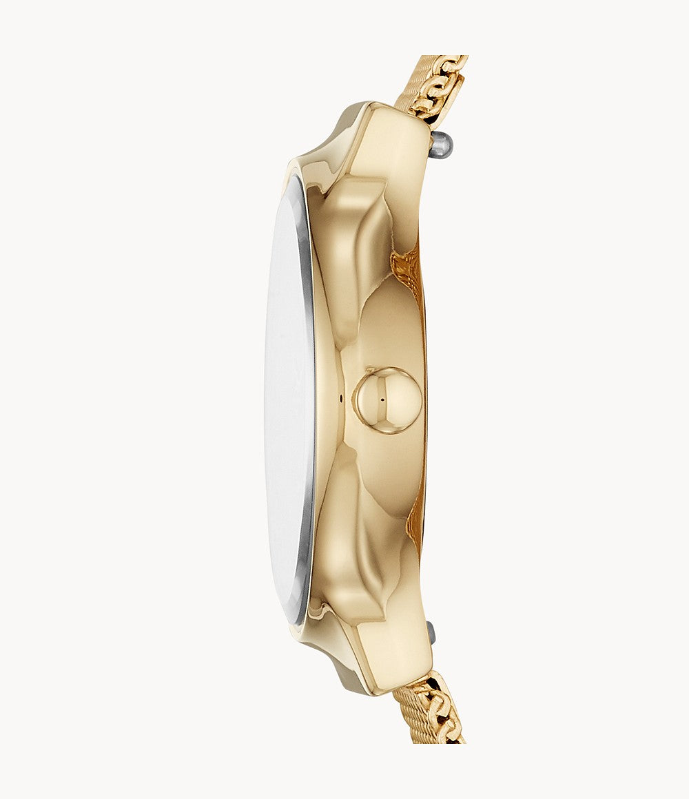 Freja Mesh Watch (Gold) | Skagen | Luby 