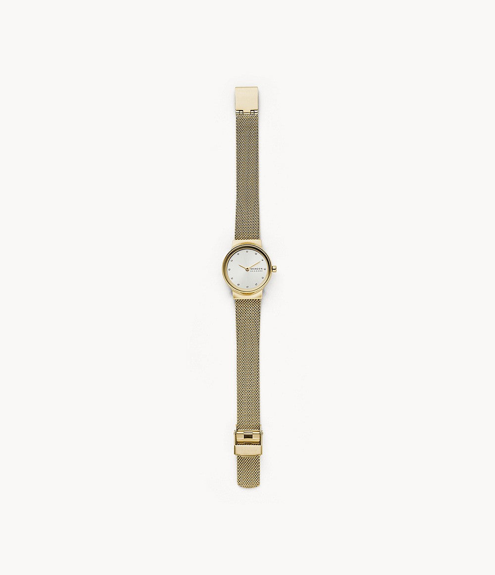 Freja Mesh Watch (Gold) | Skagen | Luby 