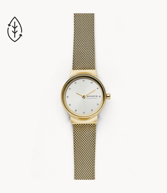 Freja Mesh Watch (Gold) | Skagen | Luby 