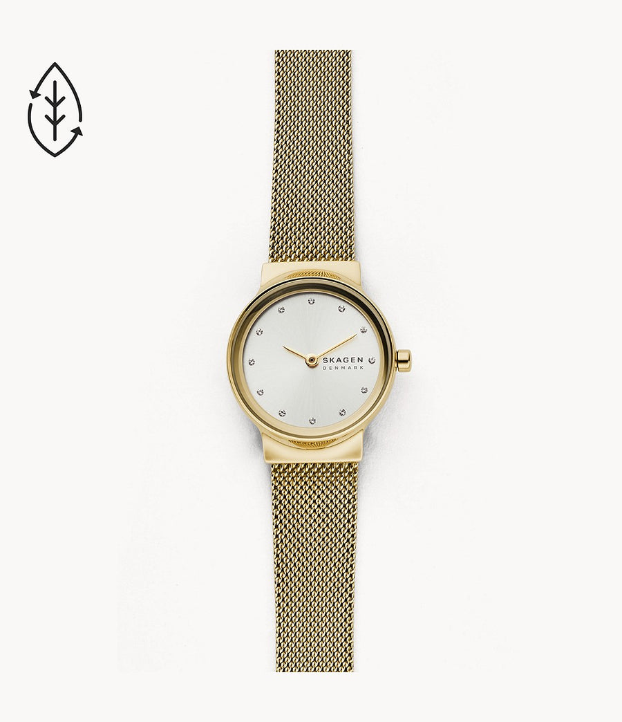 Reloj de malla Freja (dorado)
