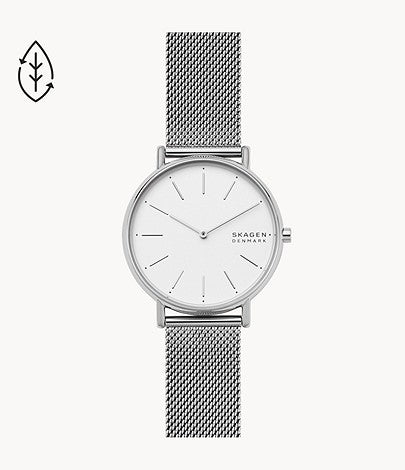 Signatur Mesh Watch (Silver) | Skagen | Luby 